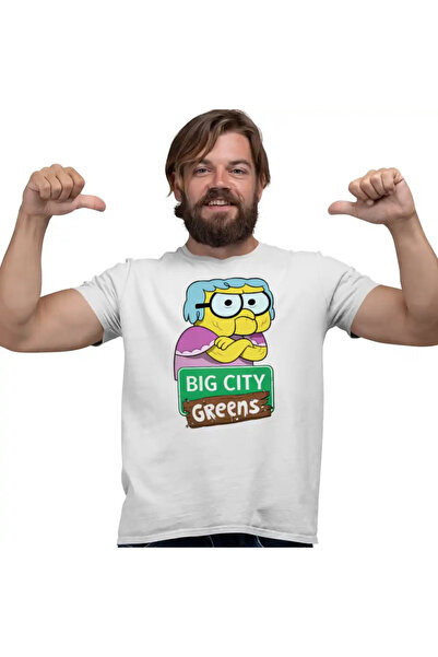 OEM Tricou Barbati Bunica Familia Green la Oras Big City