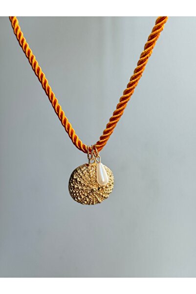 YOUES JEWELRY Çelik Uçlu Hasır İpli Kolye