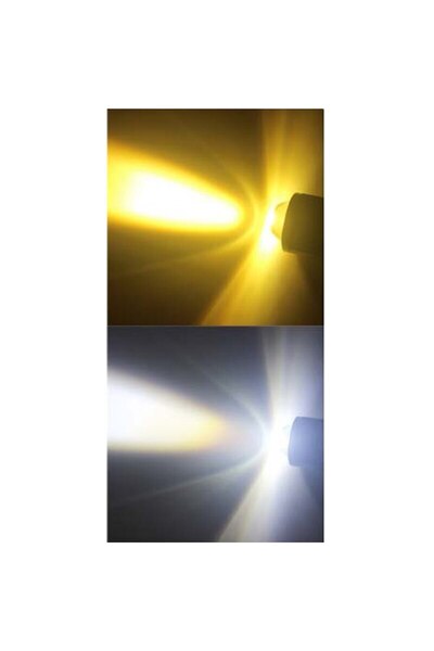 Choice3 مصباح أمامي للدراجات النارية LED أبيض وأصفر P15D-25-1، قطعة واحدة، 10...