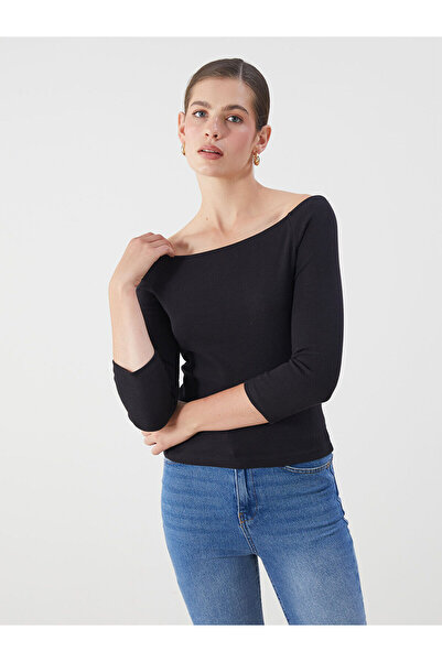 LC Waikiki Γυναικείο κορμάκι Boat Neck