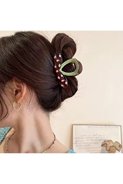 GÜLPEŞE Büyük Boy Kalp Detaylı Mandal Toka XXL-2050