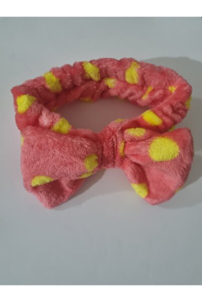 KÜÇÜKKANATLAR Plush polka dot bandana, makeup bandanas