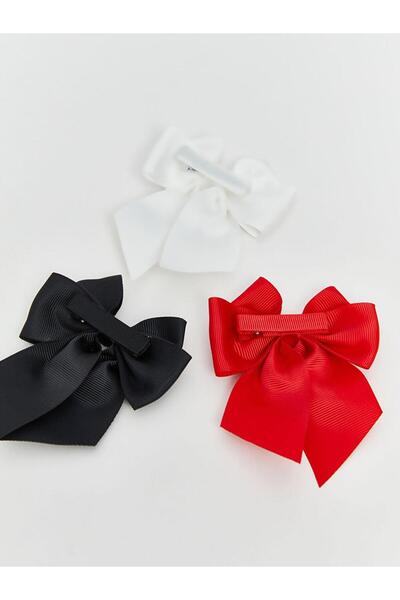 LC Waikiki Set de 3 agrafe de păr pentru fetiță cu model de fundă (W5)