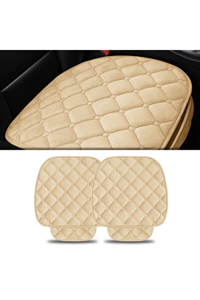 Elindor Set de 2 huse universale pentru scaun auto Elindor® bej, antiderapant...