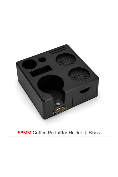 Choice1 58mm Black AliKisscafe Coffee Tamping Station Portafialter Holder 51m...