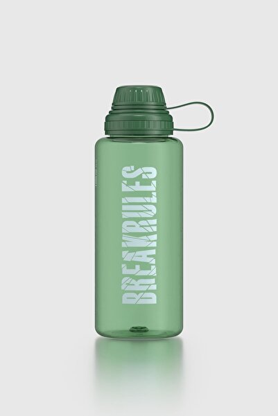 Renga Aegean Script Patterned 1000 ml Tritan Flask 912141 Green