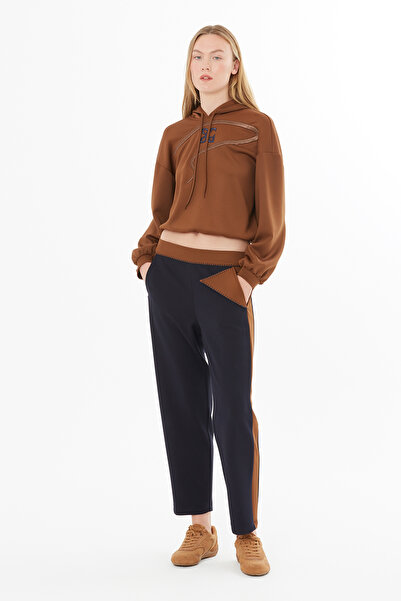 GIZIA SPORT Çoban Dikiş Detaylı Asimetrik Eşofman