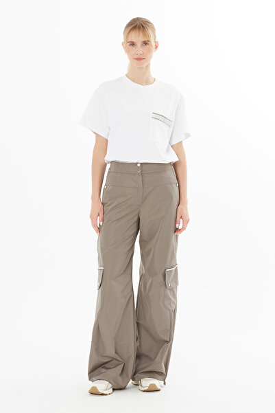 GIZIA SPORT Aksesuarlı İşlemeli Yağmurluk Pantolon