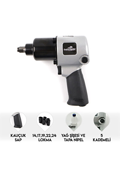 Dawreek Havalı Somun Sıkma 650Nm