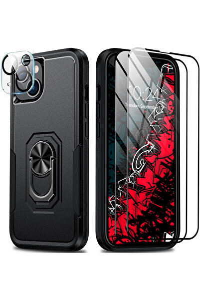 Antshare Σετ θήκης, 2 μεμβράνες και προστατευτικό κάμερας για iPhone 14 Antsh...