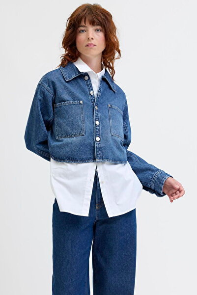 Jack & Jones Women's Denim Shirt Jacket - Cana