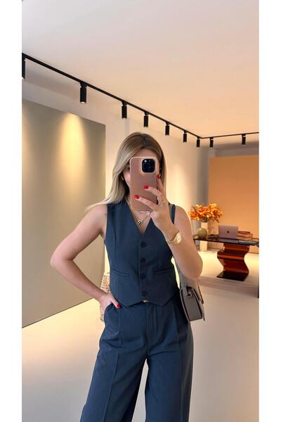 Sezgi Tekin Серія Premium Blue Bell Detay Yelek