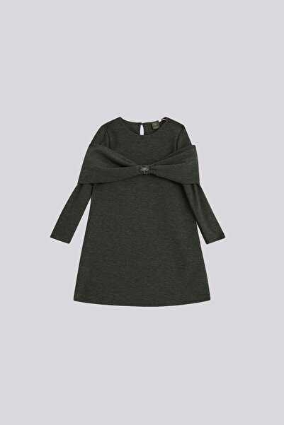 Tyess Bg Store Girl's Anthracite Dress