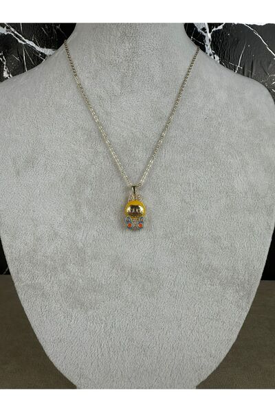 Mutenaura قلادة لابوبو من الفولاذ المقاوم للصدأ