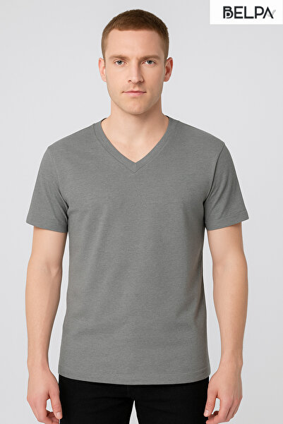 belpa ملابس داخلية رجالية من Ersa، قميص داخلي بأكمام نصفية وياقة على شكل V، ط...