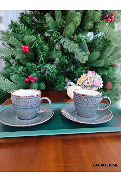 Madame Coco Antique Set of 2 Coffee Cups