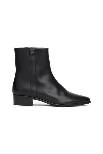 Tommy Hilfiger TH LEATHER POINTY ZIP BOOTIE