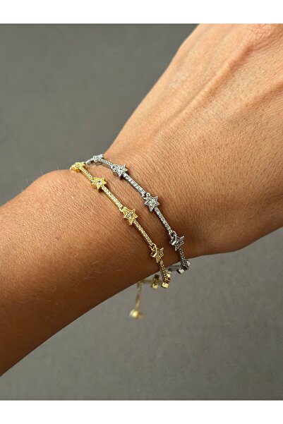 Tasarım Gold Küçük Yıldız Bileklik