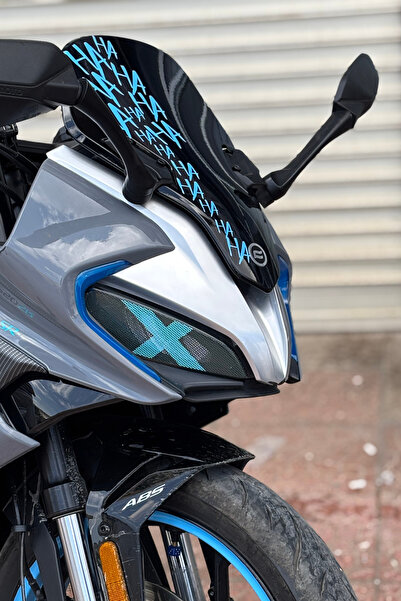 Banxtre For Cfmoto Sr250 Perforated Headlight Upper Sticker Set Does Not Block Lighting (Right and Left)