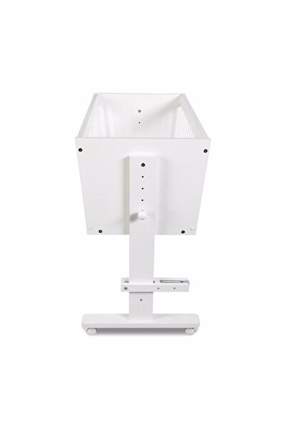 DacEnergy Baby crib, made of wood, adjustable height, roller legs, one removable side, ...