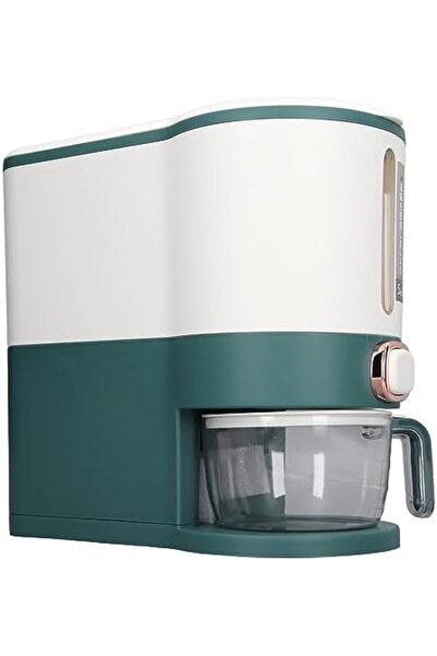 Generic Rice Dispenser with Airtight Lid, Large Jewel Green 10 kilo