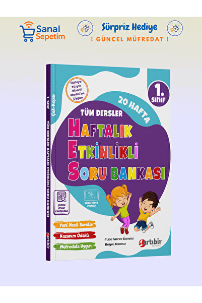 Artıbir Yayınları 1. Sınıf Tüm Dersler Haftalık Etkinlikli Soru Bankası