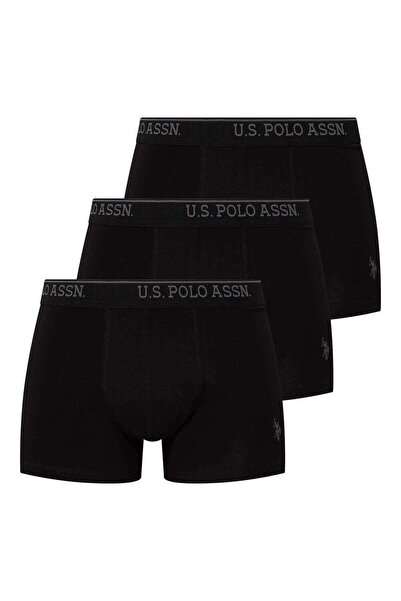 U.S. Polo Assn. U.S. Polo Assn. Men's 3-Piece Logo Cotton Boxed Comfortable Stretchy Boxer