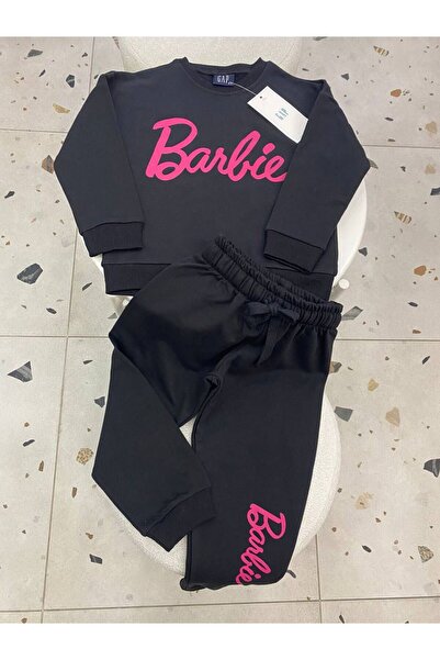 babymoon kids Girls' Elastic Waist Long Sleeve Crew Neck 2-Piece Tracksuit Set