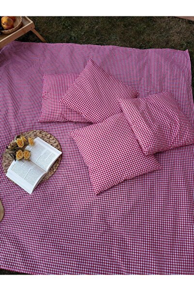 NURGİTA HOME Set de cârpă pentru picnic pentru masă Sunset (160 X 160), 4 per...