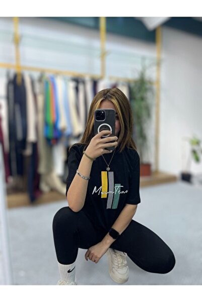 Sheesy MOWM FEMME Crop T-Shirt με ζώνη πάνω από το μπλουζάκι