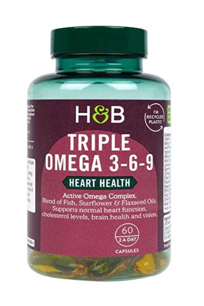 JP هولاند آند باريت أوميغا 3-6-9 الثلاثية - 60 كبسولة