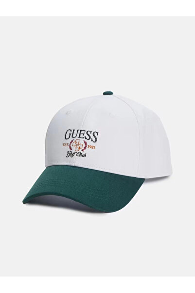 Guess Twill Erkek Beyaz Şapka M5YZ08WO07T-F0FH