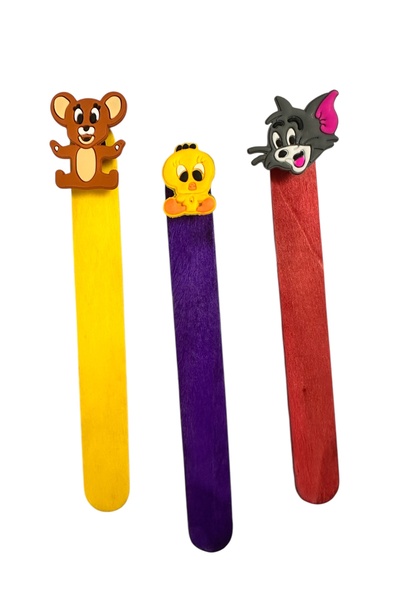 Buki'nin Atölyesi Set de 3 semne de carte Tom și Jerry Tweety