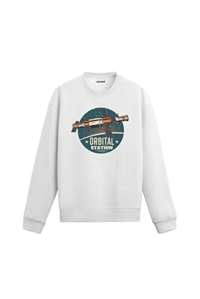 Colermi Space Themed Orbital Station Sweatshirt