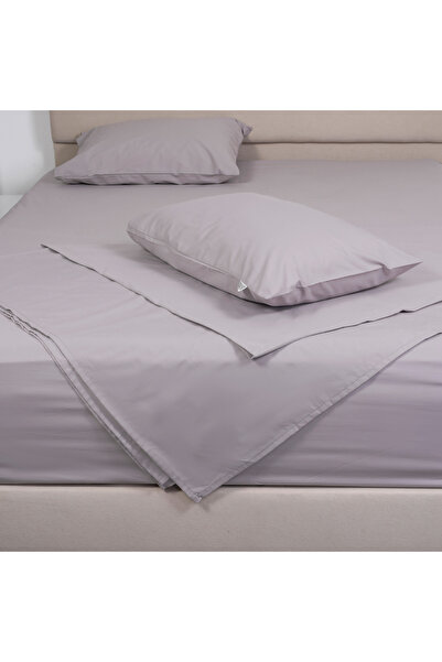 Bed N Home SA Grey fitted bed sheet set, 100% Egyptian cotton, 250 thread count, 2 pillowcases, 120*200cm