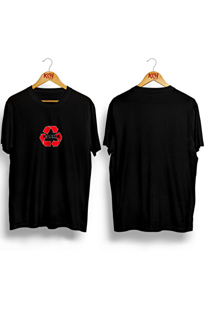 Butik Μπλουζάκι με σχέδιο Karma / Unisex σε μαύρο χρώμα / 95% βαμβάκι υψηλής ...