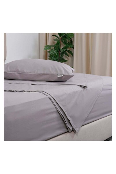 Bed N Home SA Grey fitted bed sheet set, 100% Egyptian cotton, 250 thread count, 2 pillowcases, 120*200cm