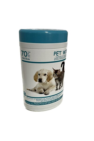 SOHO Box with wet wipes for pets, 70 pieces, Multicolor