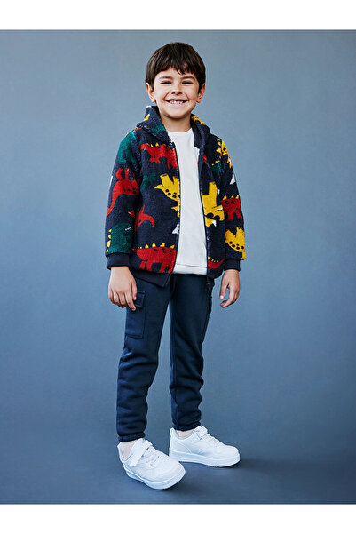 LC Waikiki LCW Kids Antrasit Beli Lastikli Kalın Erkek Çocuk Jogger Eşofman Altı