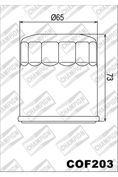 FERODO COF203 *FD MOTORCYCLE OIL FILTER - COMPATIBLE WITH CHAMPION, KAWASAKI,...