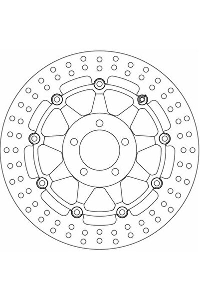 FERODO Motorcycle Brake Disc FMD0115RX - Racing, compatible with Kawasaki Nin...