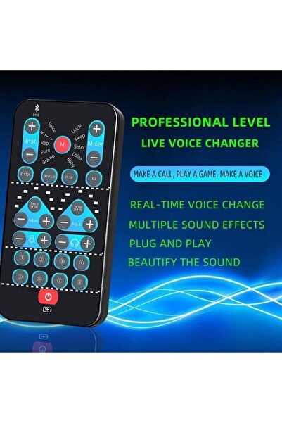Generic M10 Mini Voice Changer, Multi Languages Voice Disguiser, Sound Card Voice Changer with 8 Sound Effec
