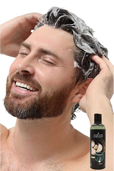 Huncalife Nature Sarımsaklı Şampuan 500 Ml 3 Adet LUREVA Aloevera Nemlendirici krem 50 Ml