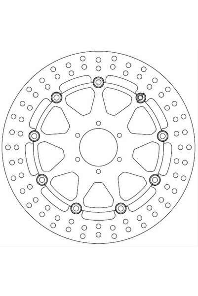 FERODO Disc Frână Moto FMD0137RX - Racing, Compatibil cu Honda CB 600 F Horne...