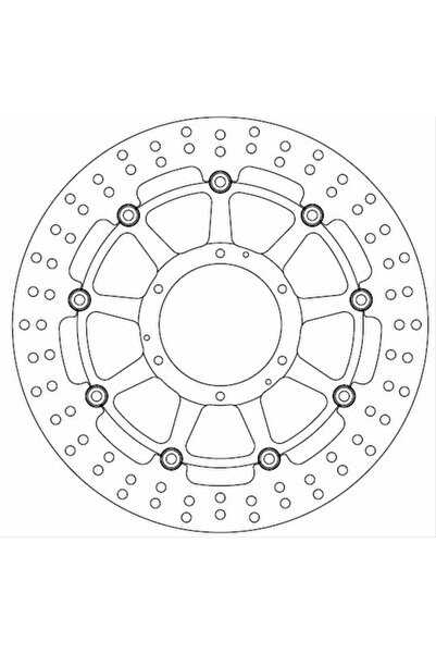 FERODO FMD0135RX Disc Frână Moto - Racing, Compatibil cu Honda VTR, CBR