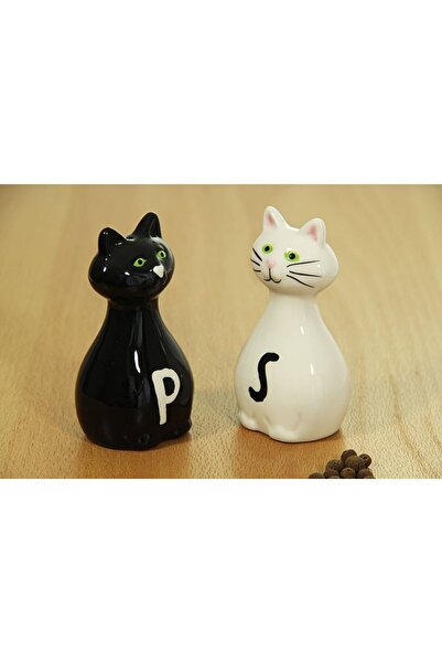Gadget Master Set salt shaker and pepper shaker Cat