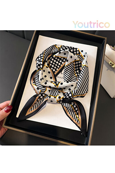 Youtrico وشاح طويل قطري 147 سم، مناسب لجميع المواسم، وشاح متعدد الاستخدامات و...