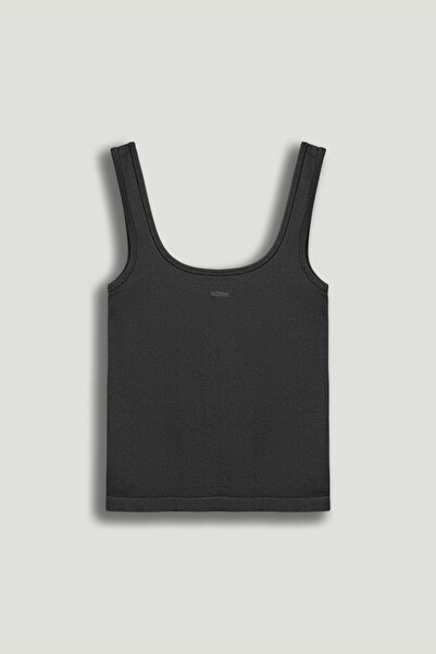 Nocturne Print Detailed Crop Top