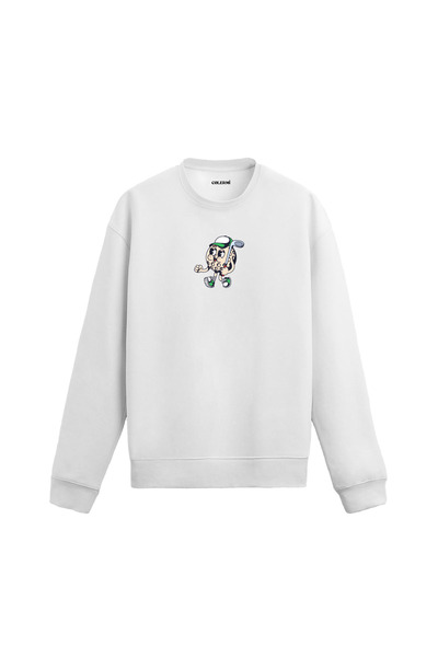 Colermi سويت شيرت مطبوع عليه شخصيات ذات طابع التنس