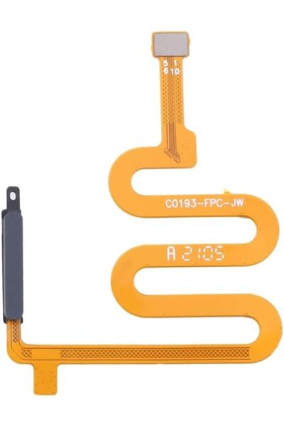 Generic كابل مرن لمستشعر بصمة الإصبع الأصلي لهاتف Infinix Note 10 X693 - أسود